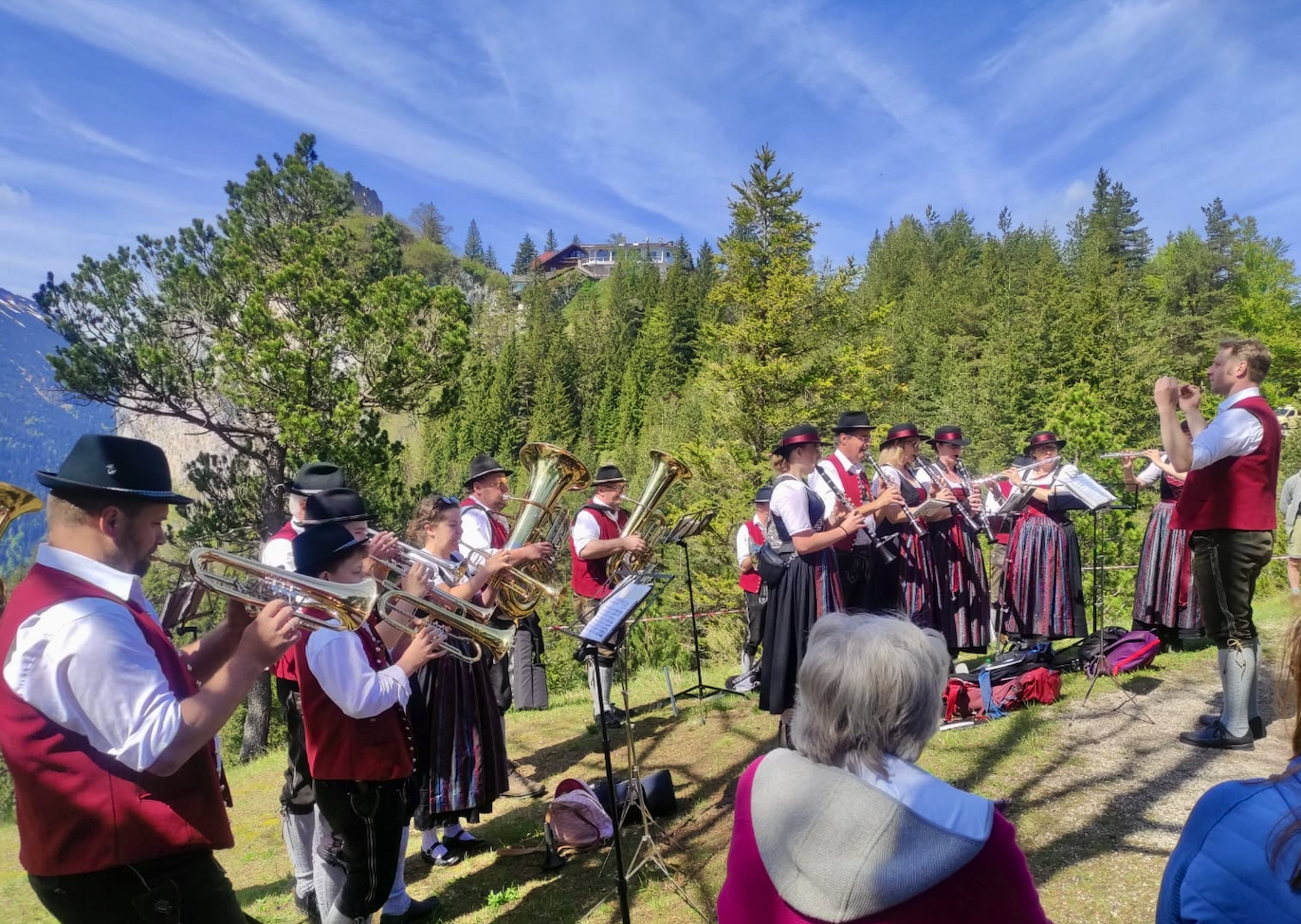 Bergmesse Falkenstein begleitet von Harmoniemusik Pfronten